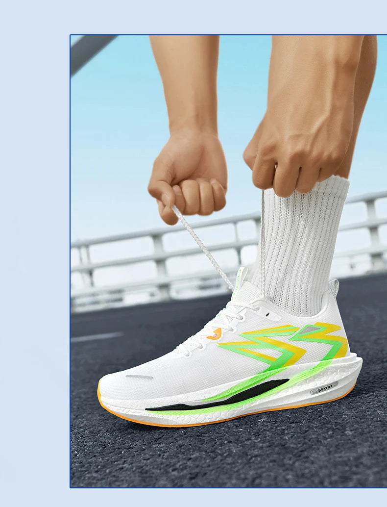 2026 New Men's Sports Running Shoes, Marathon-Ready, Breathable, Lightweight, Comfortable Women's Athletic Sneakers, Jogging Tennis Air Cushion