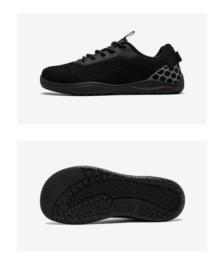 HOBIBEAR pletene bosonoge čevlje, unisex, brez višinske razlike, s širokim prstnim delom, minimalistični, dihalni, vsakodnevni čevlji za hojo