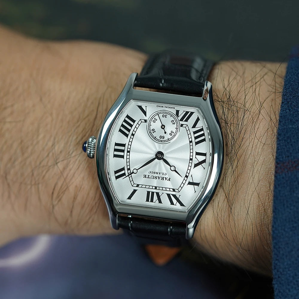 FARASUTE New Classic Hangzhou Customized Movement Manual Mechanical Watch Men's Sapphire Crystal Small Second 50m Waterproof Watch