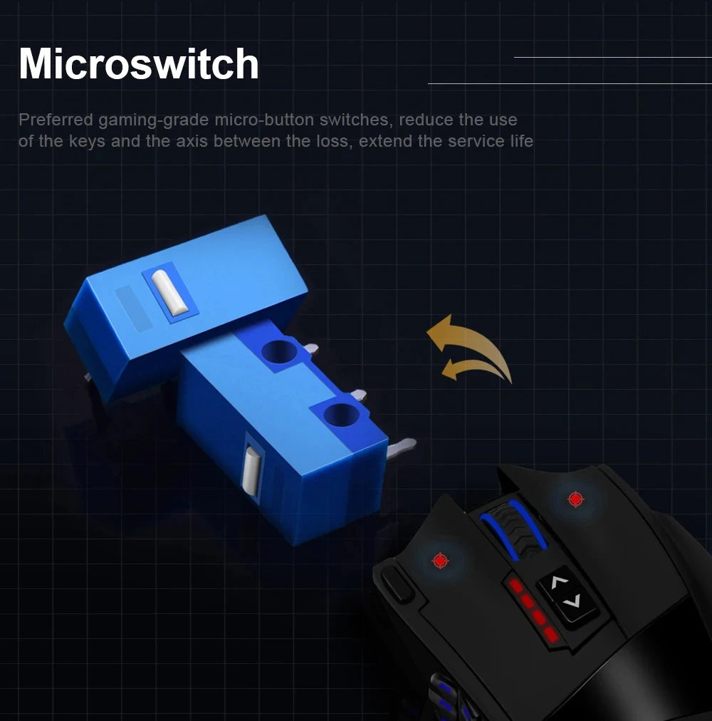E-YOOSO X-33 RGB Gaming Mouse 16000 DPI Wired USB Gaming Mouse with 18 Programmable Buttons for PC & Laptop