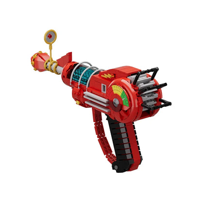 Gobricks MOC Call of Duty Ray Gun Bricks Model Shooting Game Red Laser Gun Weapons Building Blocks DIY Assembly Toys Kids Gifts