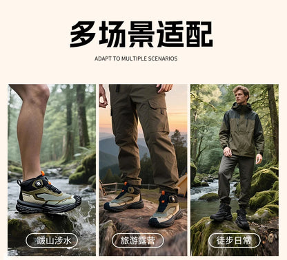 CAMSSOO Hiking Shoes Men Snow boots Outdoor Sports Climbing Shoes women Trekking Sneakers ankle boots hunting shoes travel boots