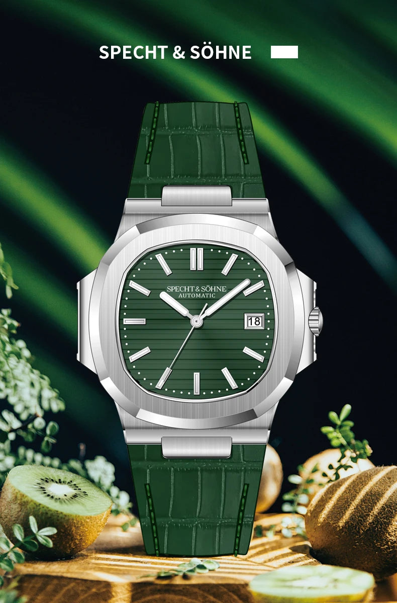 2025 Specht&Sohne New Hot Selling Men's Automatic Mechanical Watch Sapphire Crystal Stainless Steel Sports Watch Waterproof 50M