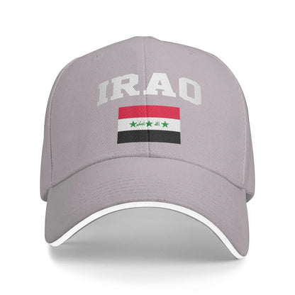 Women Men Iraq Flag Iraqi Outdoor Hat  Sun Cap Casual Baseball Cap Sunscreen Hats