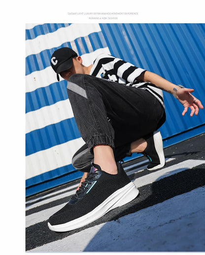 Pantofi din piele pentru bărbați, adidași, pantofi casual la modă, pantofi italieni respirabili pentru timp liber, adidași pentru bărbați, încălțăminte antiderapantă, pantofi vulcanizați pentru bărbați