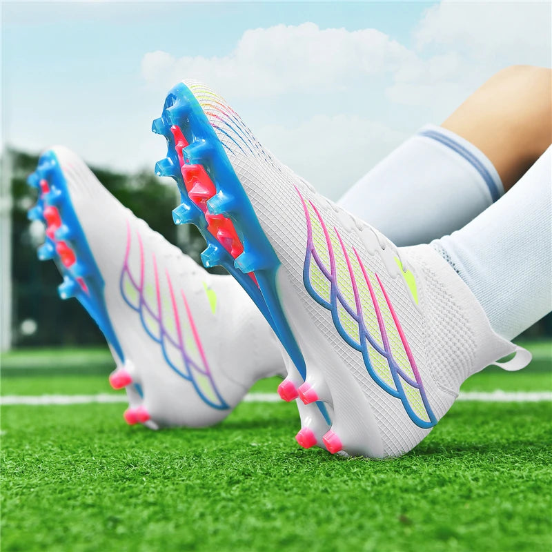 2026 Superfly FG Football Boots Outdoor Soccer Cleats Black Shoes Soft Sport Professional Shoes Breathable Comfortable Boots Plus