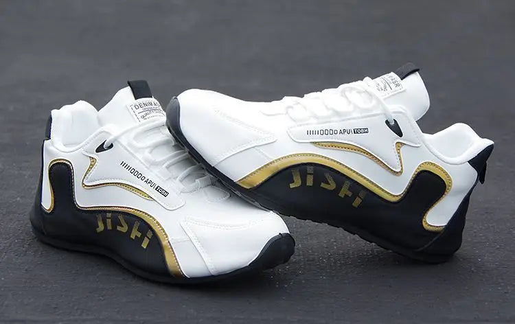 Chaussures en cuir respirantes pour hommes, baskets décontractées de voyage imperméables, chaussures de couleur unie, chimanti ald, automne, nouveau