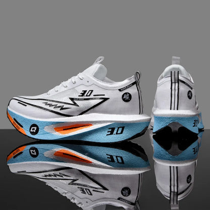 Zapatillas de running especializadas con placa de carbono para maratón, deportivas para hombre y mujer, transpirables, ligeras, cómodas y antideslizantes