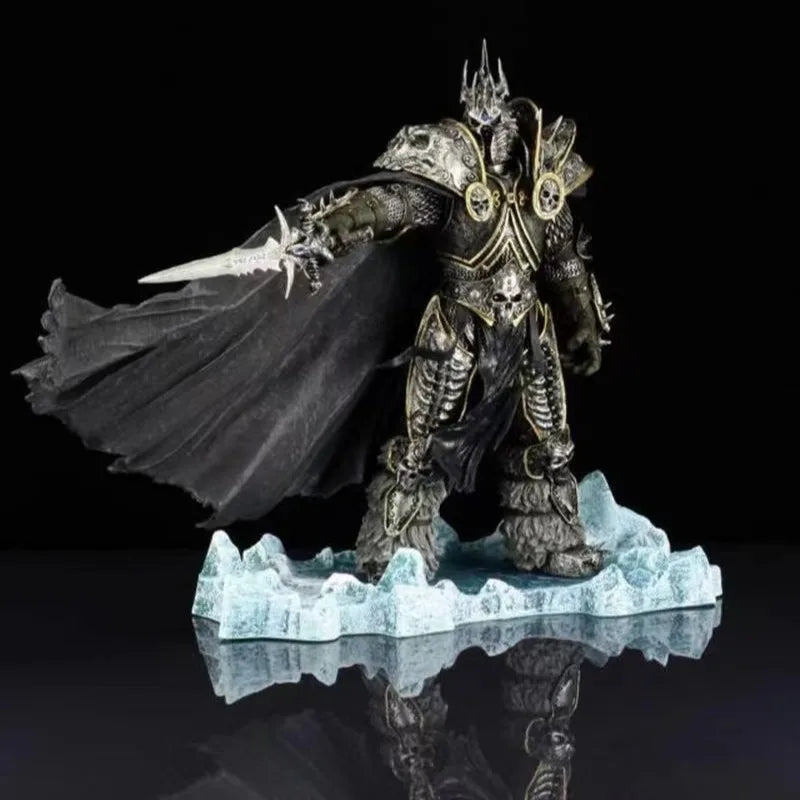 Model figurină anime World of Warcraft periferice de joc 36cm, al 7-lea Lich King Illidan Stormrage, decorațiune pentru birou, cadouri, jucării pentru copii