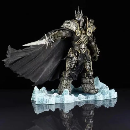 Model figurină anime World of Warcraft periferice de joc 36cm, al 7-lea Lich King Illidan Stormrage, decorațiune pentru birou, cadouri, jucării pentru copii