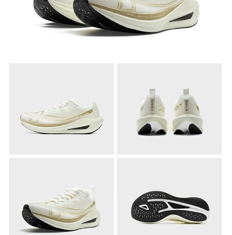 Xtep One Piece Modeling 5.0 Impact-Resistant Men's Lightweight Quick-Drying Marathon Running Sneakers 874219110036