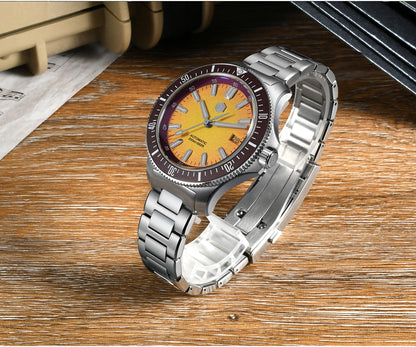 San Martin 2025 New Upgraded Version 40mm Dive Watch Men Original Design NH35 Automatic Mechanical Waterproof 200m SN0118