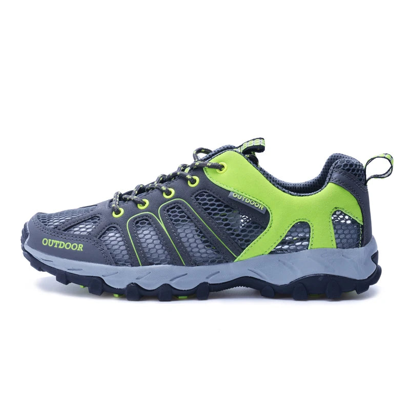 Primăvară-vară Bărbați Femei Adidași pentru activități în aer liber Pantofi de trekking și drumeții Pantofi sport pentru alergare pe traseu Tălpi groase Promoție Reducere