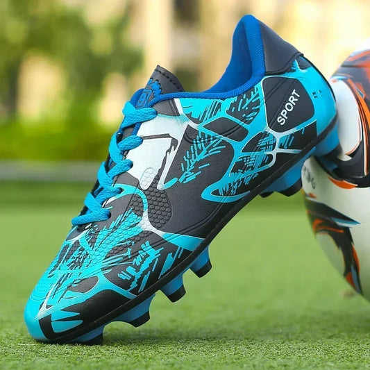 New Men’s Kids Soccer Shoes Cleats Adult Professional Football Boots Ultralight Non-Slip Grass Boys Training Shoes Drop Shipping