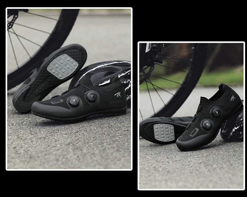 Professional Men's Cycling MTB Shoes Route Cleats Speed Road Bike Sneakers Racing Women Flat Bicycle Mountain SPD Biking Footwear