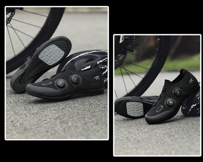 Professional Men's Cycling MTB Shoes Route Cleats Speed Road Bike Sneakers Racing Women Flat Bicycle Mountain SPD Biking Footwear