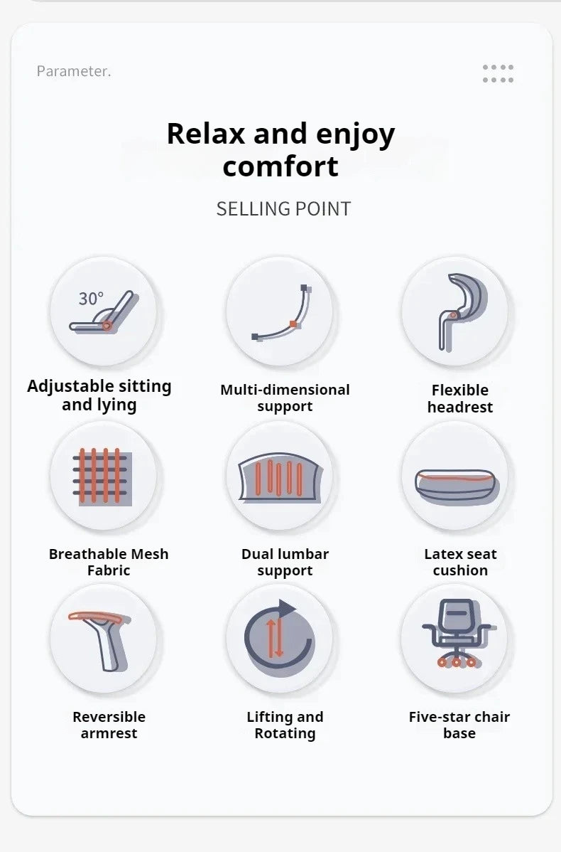 Recliner Computer Chair Ergonomic Lounge Comfy Living Room Accent Office Chair Gaming Mobile Desk Chair Furniture