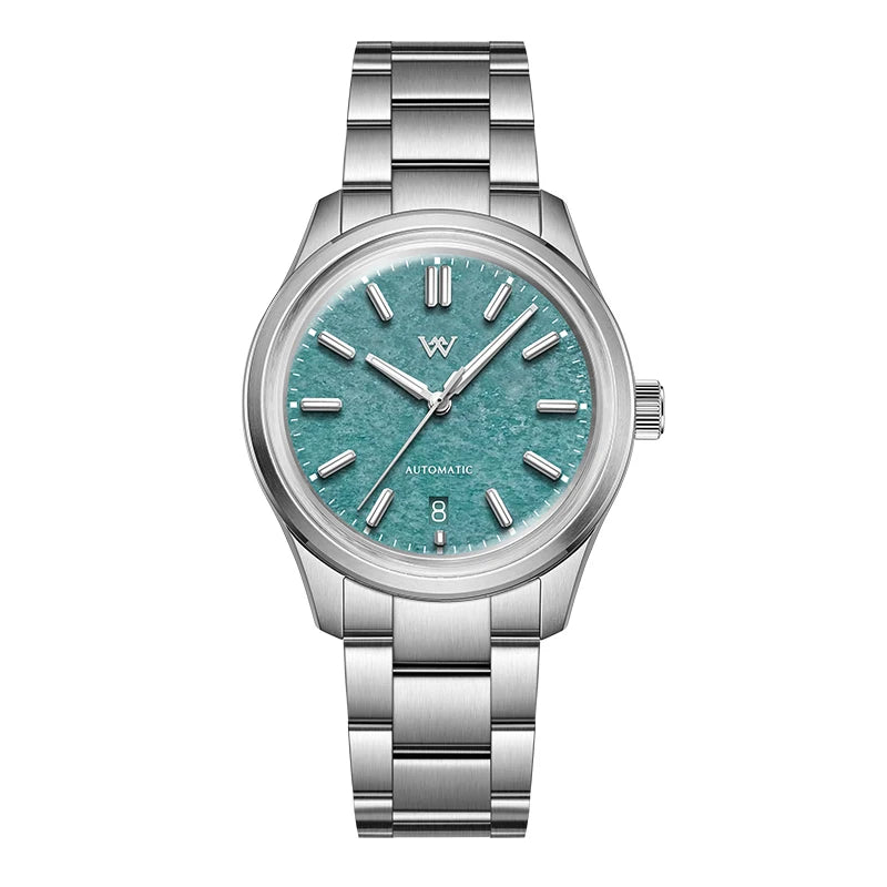 WM Watch Automatic Mechanical Watch Gemstone Series NH35 100M Water Resistant AR Coated Sapphire Welly Merck Man Watches WM225