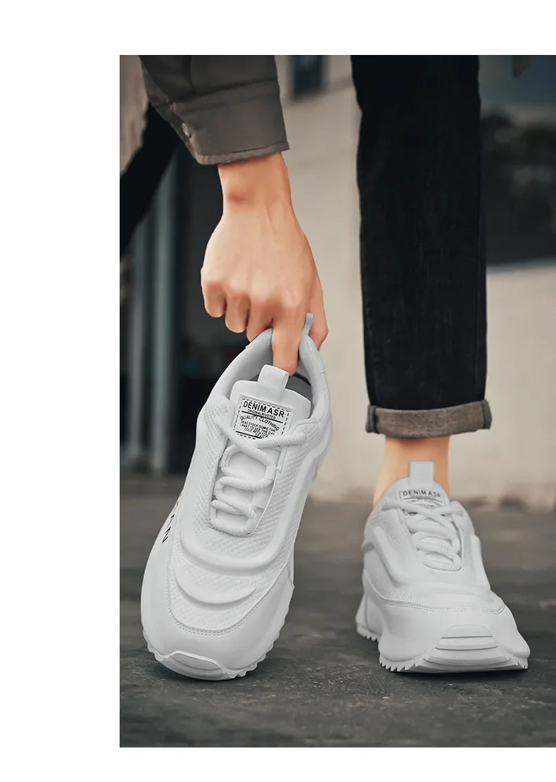 Pantofi de alergare și plimbare pentru bărbați, pantofi casual ușori de tenis, adidași sportivi, adidași respirabili, mărime mare 47