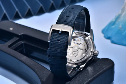 PAGANI DESIGN – luksuzni mehanički sat za muškarce, 41 mm, safirno staklo, kožni remen, vodootporan, u pilotskom stilu, s turbiljonom i fazama mjeseca