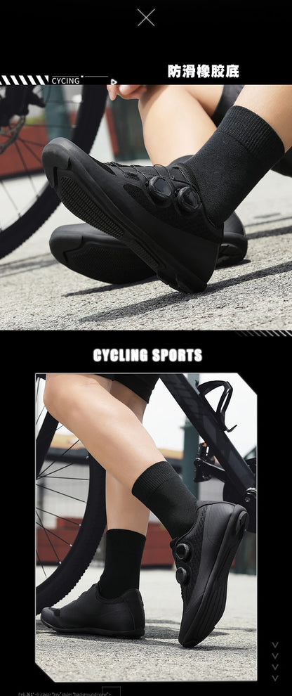 Zapatillas de ciclismo de velocidad para hombre, zapatillas de ciclismo de carretera, zapatillas con calas, zapatillas SPD, zapatillas de ciclismo para pedales planos, calzado de ciclismo para hombre, calzado para actividades al aire libre, color blanco