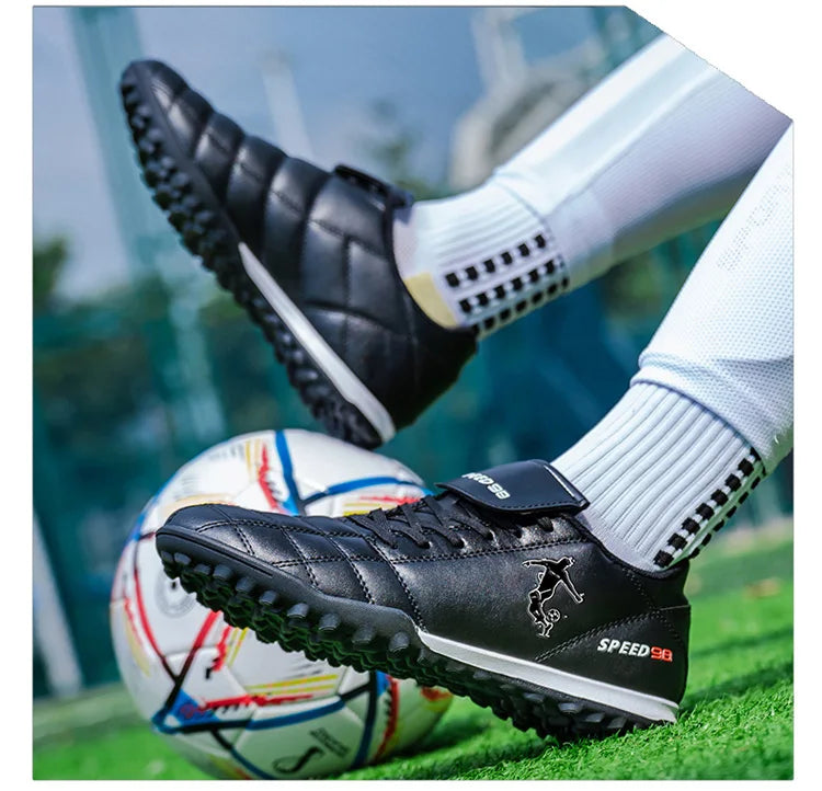 New Men's Football Field Boots Studded Society Indoor Cleats Soccer Shoes TF/FG Comfortable Unisex Outdoor Match Training Sneakers