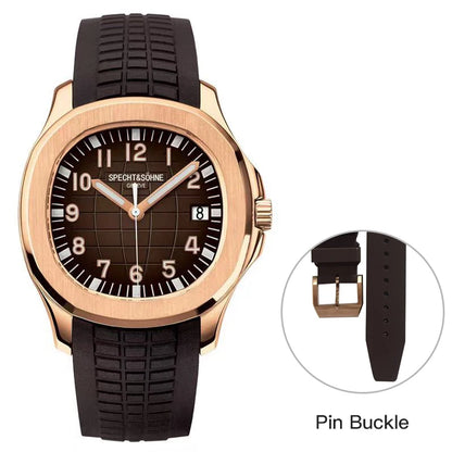 Specht & Söhne Brand Automatic Mechanical Watches Sports Wristwatches Green Sapphire Luminous 50M Waterproof Men's Watch