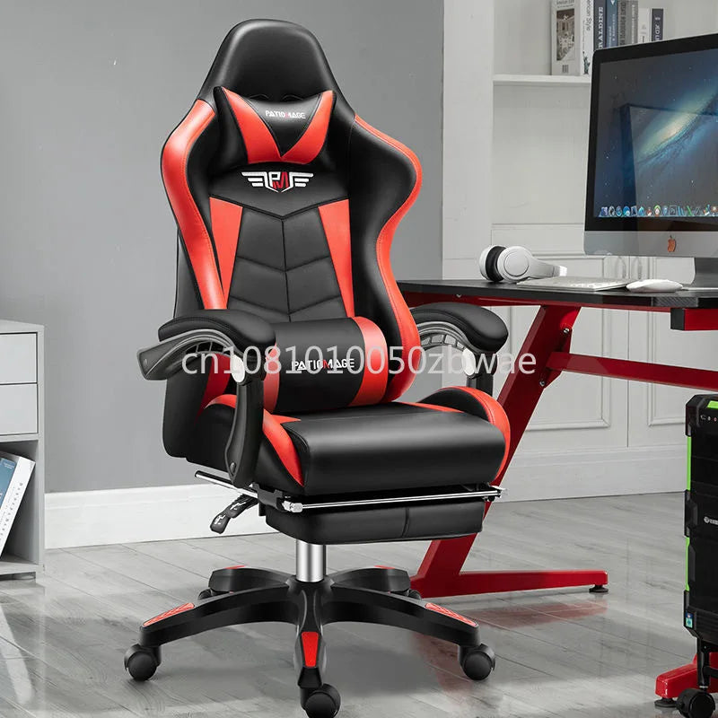 Esports Gaming Chair Ergonomic Office Chair with Adjustable Height, Swivel Computer Chair, Reclining Racing Chair for Home Office & Gaming Setup