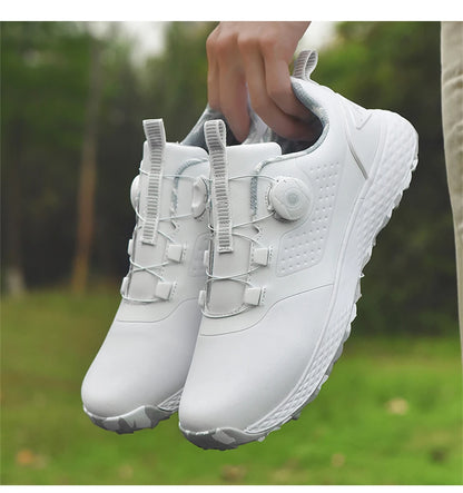 Vodoodporni golfski čevlji Unisex Zunanji protizdrsni golfski superge Moški Luksuzna udobna obutev za golfiste Ženski čevlji za hojo
