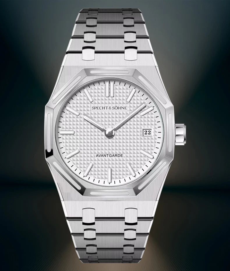 2026 New Specht & Söhne 38mm Quartz Wristwatch For Men Luminous Sapphire Crystal Ultrathin Stainless Steel Watch 50M Waterproof