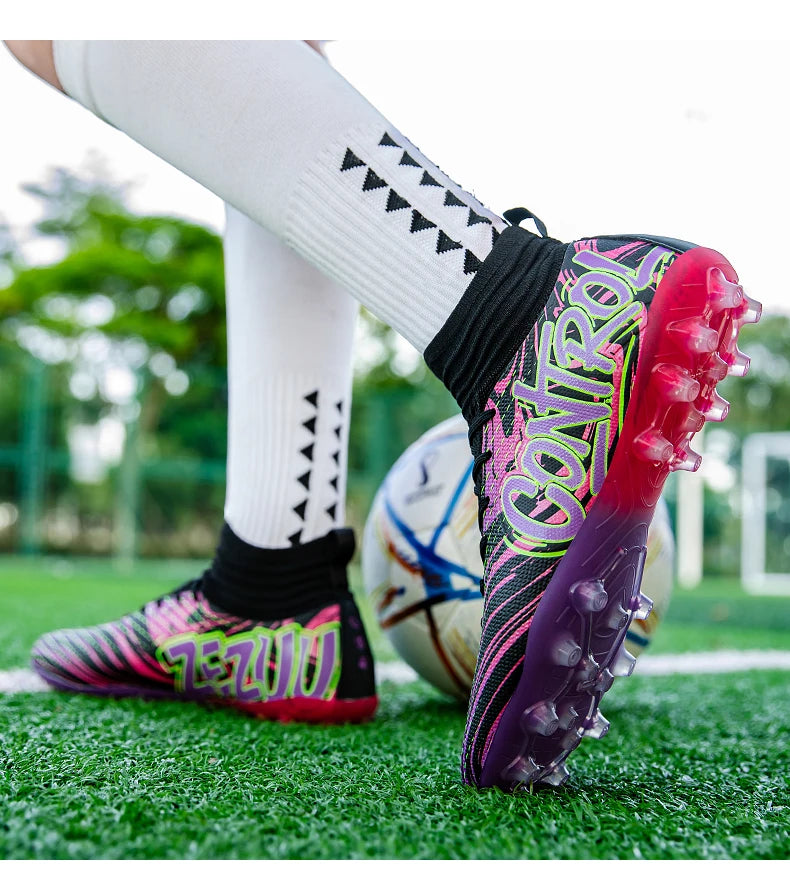 Uomo Donna Scarpe da calcio Scarpe da calcio per esterni Scarpe da calcio antiscivolo per campi da calcio Scarpe da futsal ultraleggere Scarpe da calcio con tacchetti TF/FG
