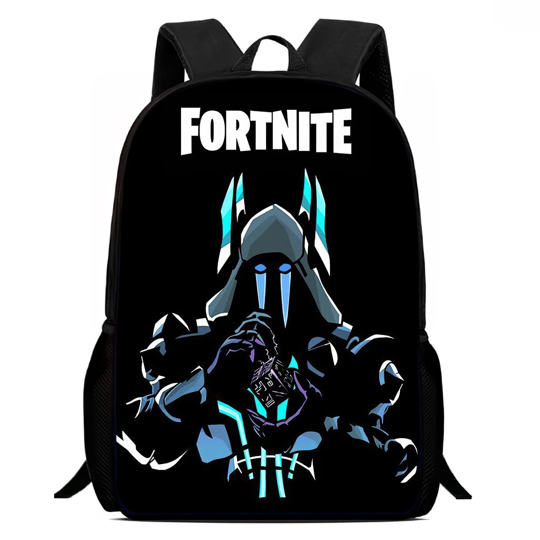 Fortnite 15 Inch Cartoon School Backpack for Kids Boys Girls, Cool Game Printed Lightweight Backpack Large Suitable for Ages 5-8