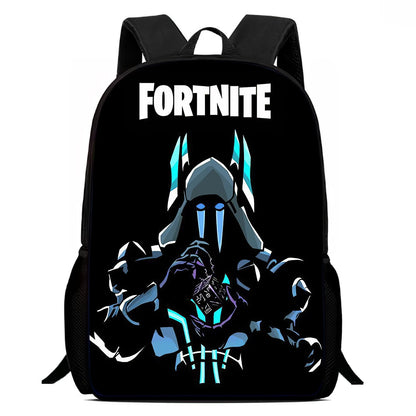 Fortnite 15 Inch Cartoon School Backpack for Kids Boys Girls, Cool Game Printed Lightweight Backpack Large Suitable for Ages 5-8