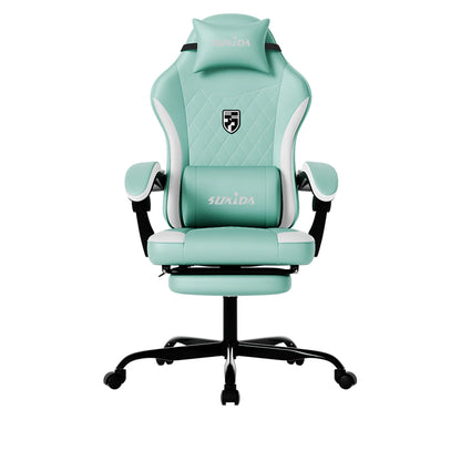 SUKIDA Gaming Chair High Back Ergonomic Computer Chair With Footrest Reclining Adult Comfortable Office Chair 