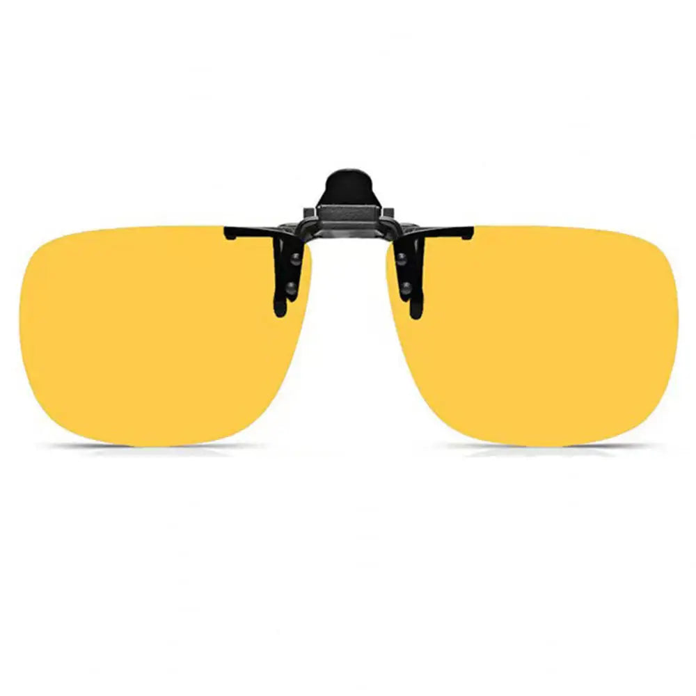 KLASSNUM Men Polarized Sunglasses Clip Can Be Flipped Up Myopia Glasses Clip Anti-UV400 Night Driving Fishing Glasses Accessory