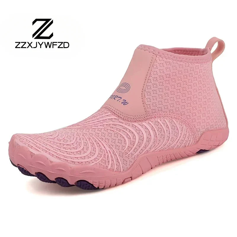 Outdoor Sport Hiking Wading Sneakers Unisex Swimming Water Shoes High Top Barefoot Beach Aqua Shoes Fitness Diving Surf Sandals