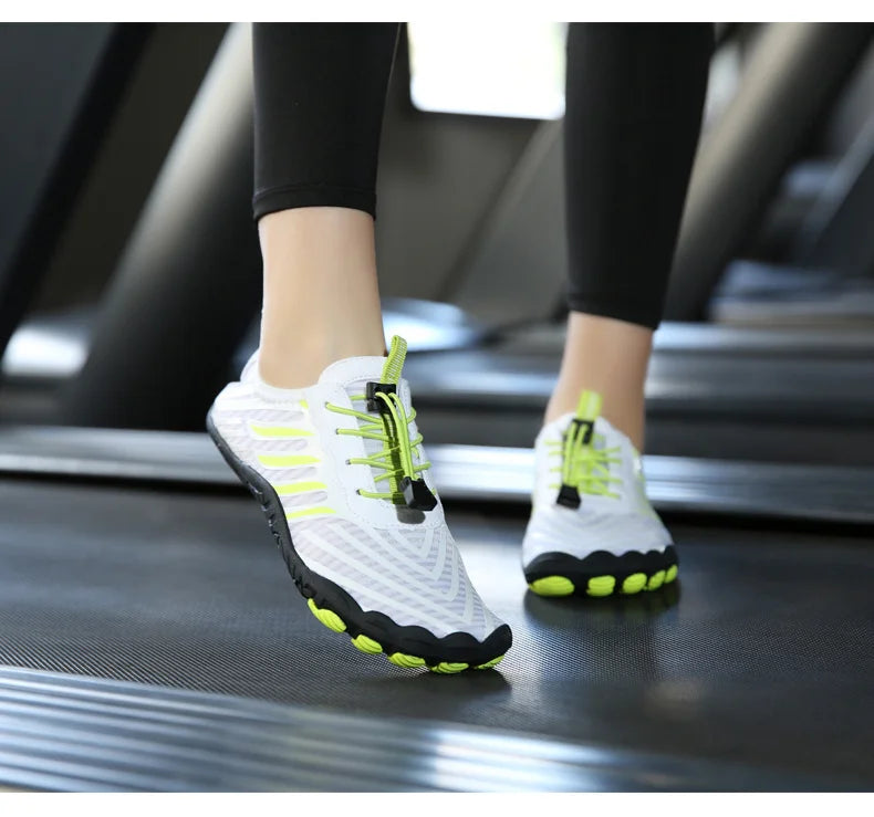 Uomo Donna Scarpe da acqua Scarpe acquatiche Scarpe drenanti Sport da spiaggia Sandali da nuoto Asciugatura rapida Canottaggio A piedi nudi Immersioni Pesca Surf Sneakers