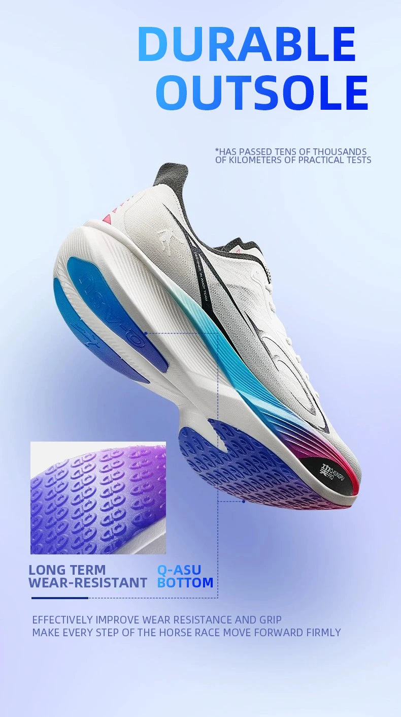 QIAODAN Feiying PB3 Enhanced Edition Professional Marathon Carbon Board hardloopschoenen herensneakers QDB023251299T