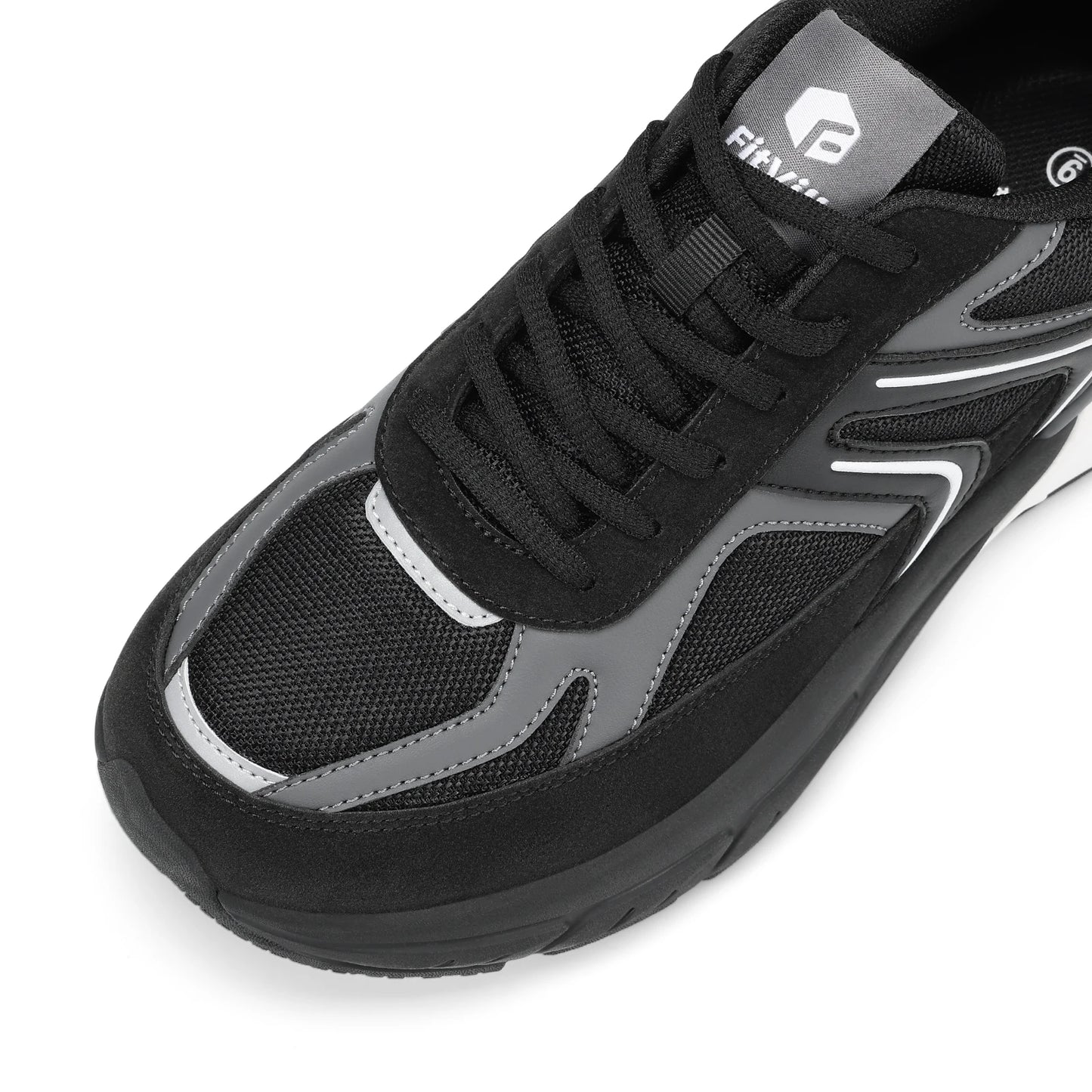 Fittington Wide Shoes for Men Casual Walking Sneakers Orthopedic Arch Support for Plantar Fasciitis Neuropathy