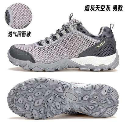 HUMTTO Scarpe da trekking da uomo traspiranti per sport all'aria aperta, scarpe da arrampicata, scarpe da caccia da donna, scarpe da trekking, sneakers, stivaletti, scarpe tattiche