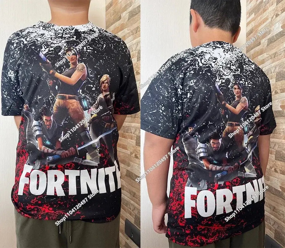 Суитшъри с качулка за момчета и момичета Fortnite, детски пуловер с 3D принт, суитшъри Battle Royale за мъже, есенна модна детска дреха