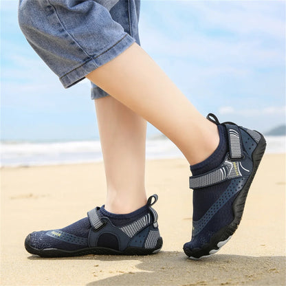 Kids Aqua Shoes Summer Beach Five Fingers Barefoot Water Shoes Swimming Lightweight Non-slip Seaside River Children Sneakers