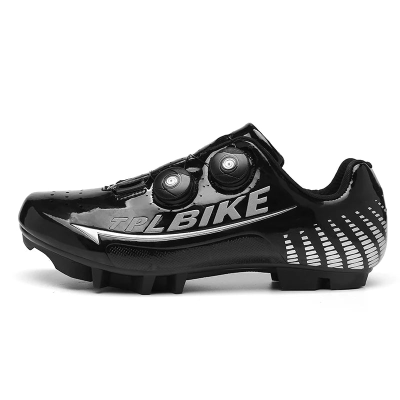 New Men’s and Women’s Bicycle Shoes Outdoor Cycling Shoes with Three Functional Soles Professional Training Shoes