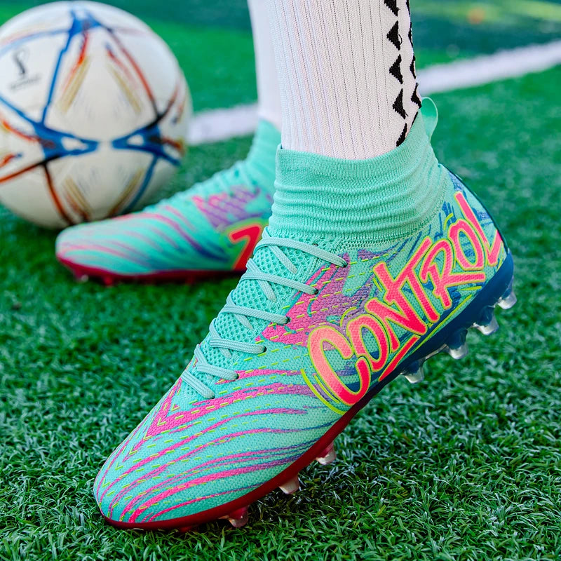 Uomo Donna Scarpe da calcio Scarpe da calcio per esterni Scarpe da calcio antiscivolo per campi da calcio Scarpe da futsal ultraleggere Scarpe da calcio con tacchetti TF/FG