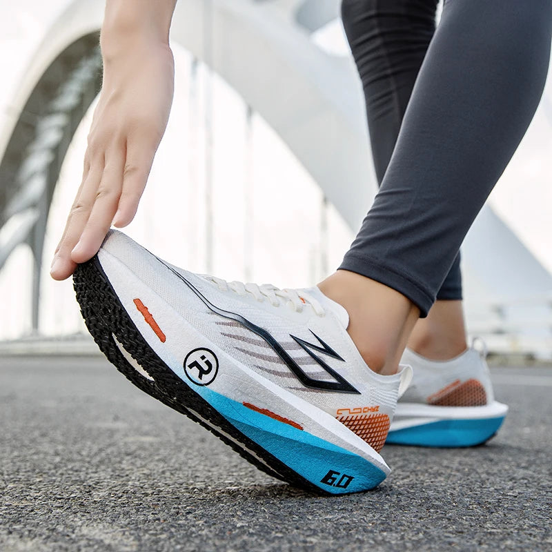 Športni čevlji za moške in ženske, tekaški čevlji, karbonska plošča, moški maratonski tekaški čevlji, čevlji z blaženjem udarcev, čevlji za atletski trening