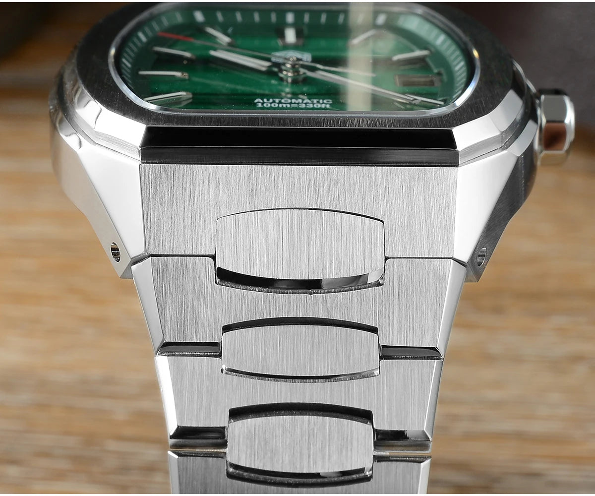 San Martin 39.5mm Tonneau Luxury Men Watch Mineral Dial Casual Sports PT5000 SW200 Automatic Mechanical Sapphire Luminous SN0145