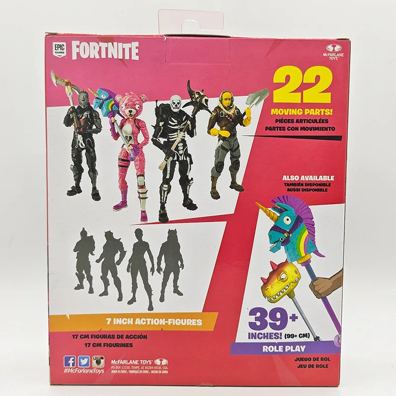 Game Fortnite Raptor Black Knight Skull Trooper Premium Cuddle Team Leader MogulMaster Action Figure Room Decoration Toys Gift