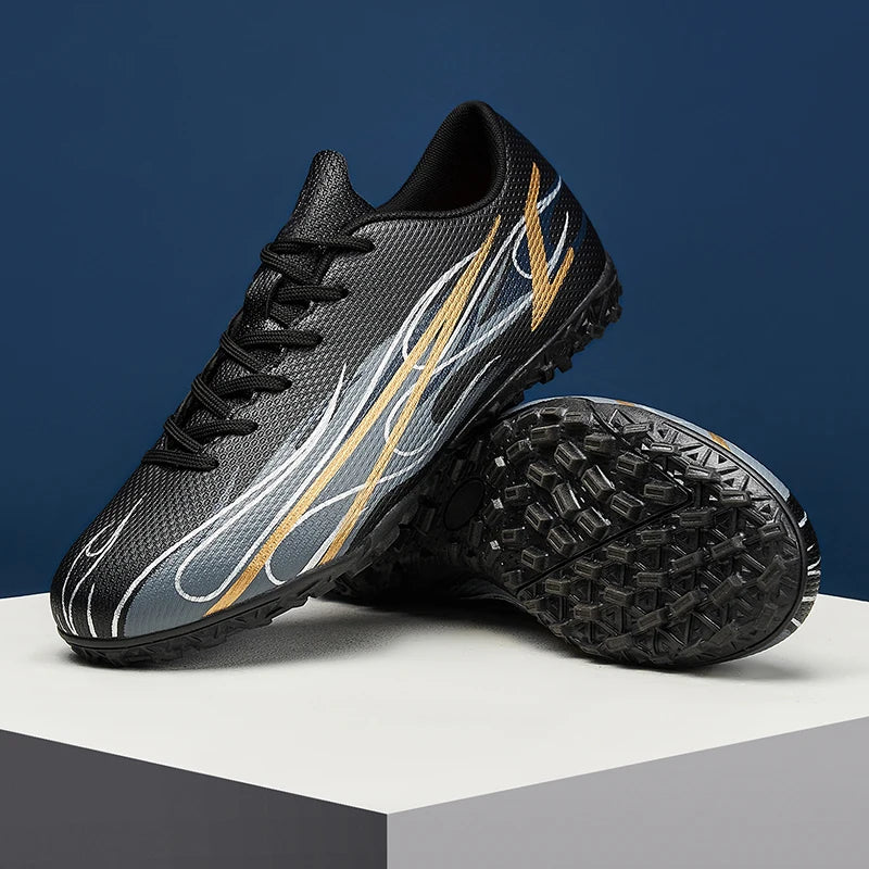 Large Size 46 47 Football Shoes for Men Training Sports Matches Artificial Grass TF Spike Cross-Border Shoe Male Footwear