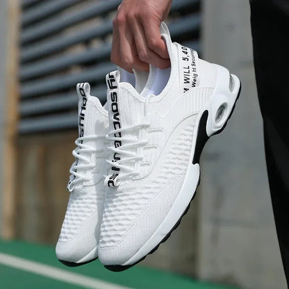 Moški športni čevlji z debelo podplatjo in modnim dizajnom, zračni in udobni čevlji, čevlji za pohodništvo na prostem, Zapatillas Hombre De Segu