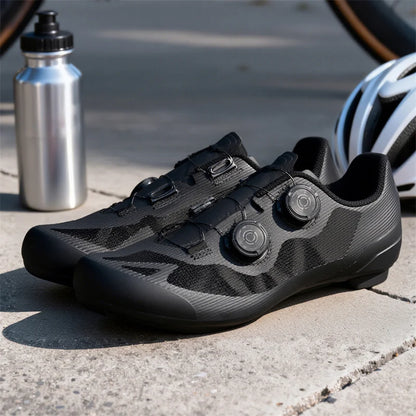 Men's Ultra Light Road Mountain Cycling Shoes, Professional MTB, SPD Self-Locking Cycling Shoes, Women's Road Cycling Shoes